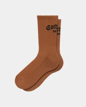 Onyx Socks | Hamilton Brown / Black