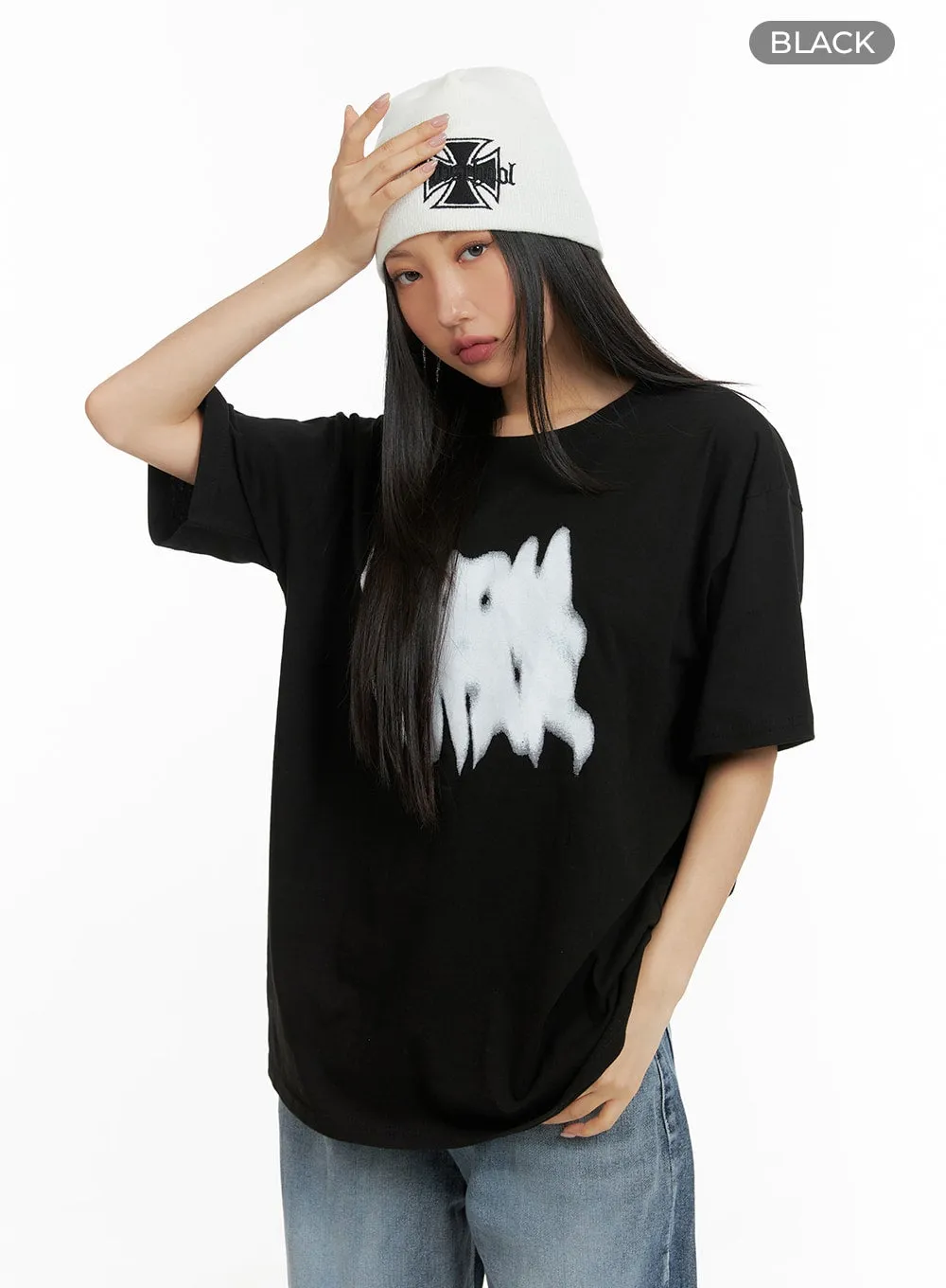 Oversized Graphic Tee CM418