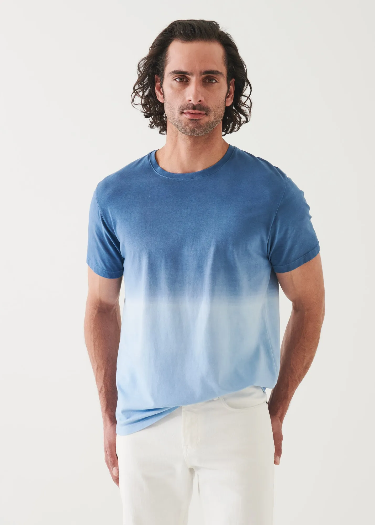 PIMA COTTON STRETCH DEGRADE T-SHIRT