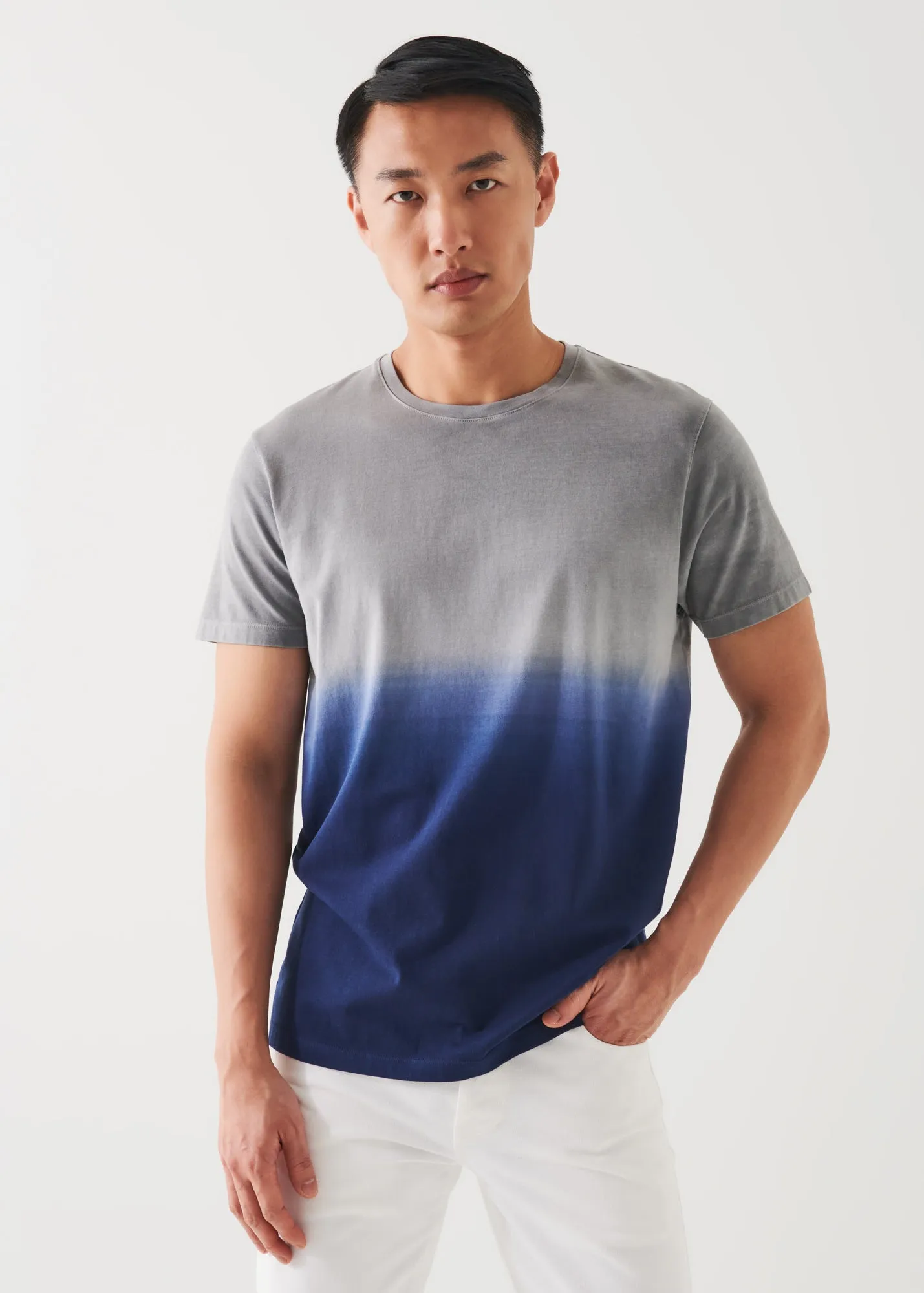 PIMA COTTON STRETCH DEGRADE T-SHIRT