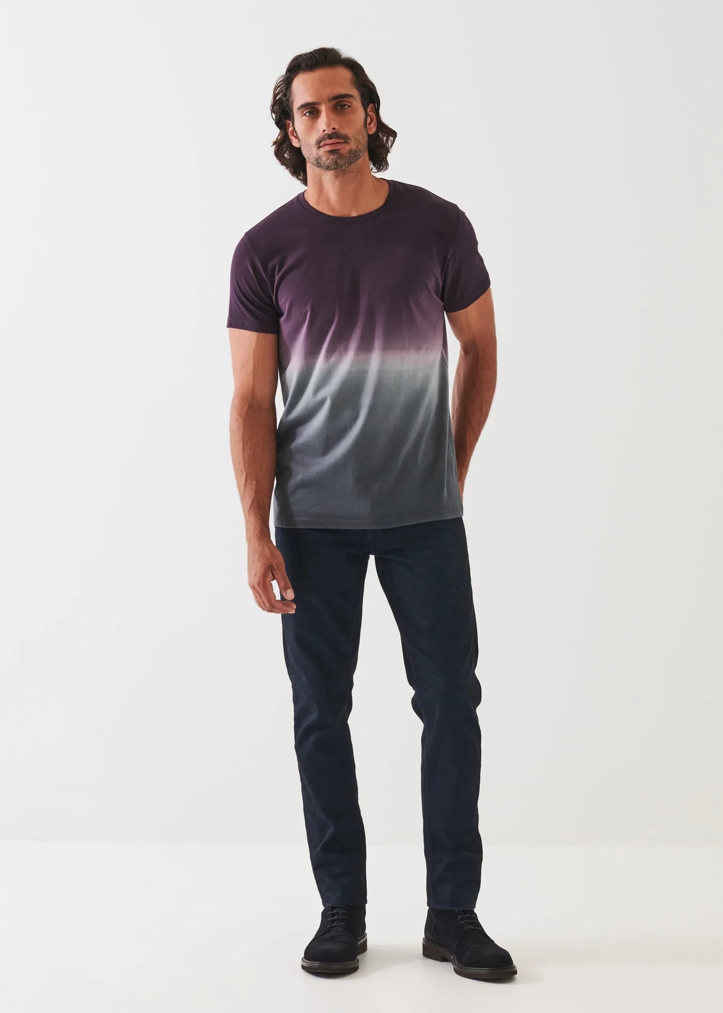 PIMA COTTON STRETCH DEGRADE T-SHIRT