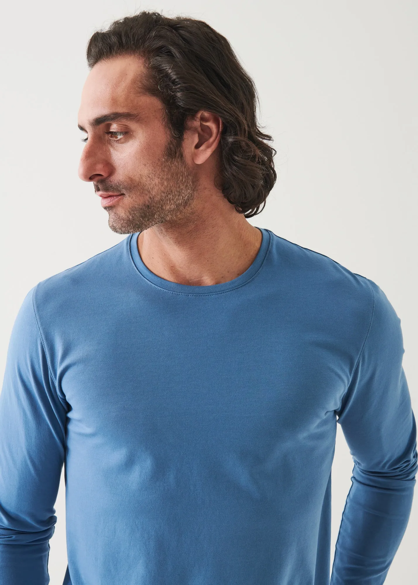 PIMA COTTON STRETCH LONG SLEEVE T-SHIRT