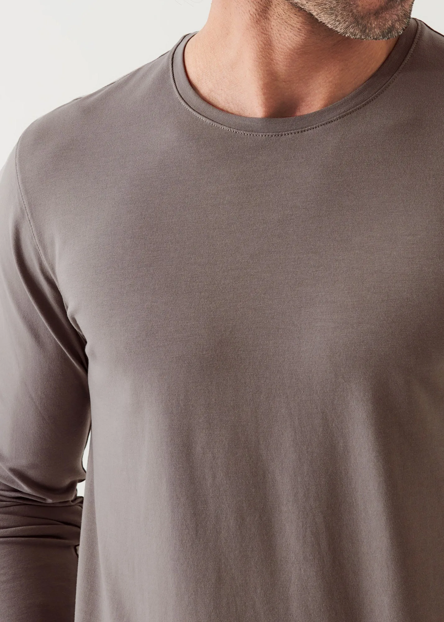 PIMA COTTON STRETCH LONG SLEEVE T-SHIRT