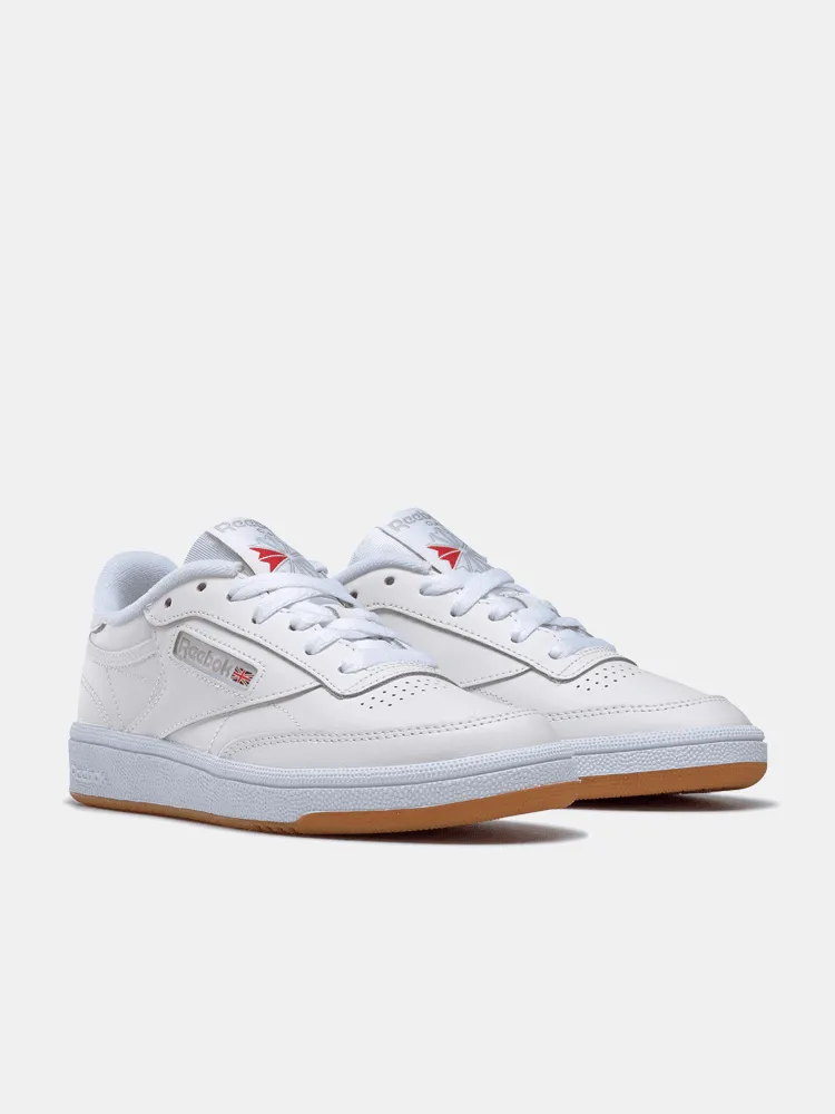 Reebok Womens Club C 85 - White / Light Grey / Gum