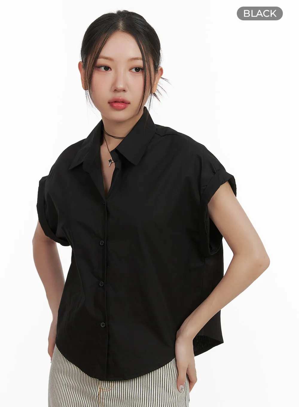 Roll-Up Sleeve Shirt OA415