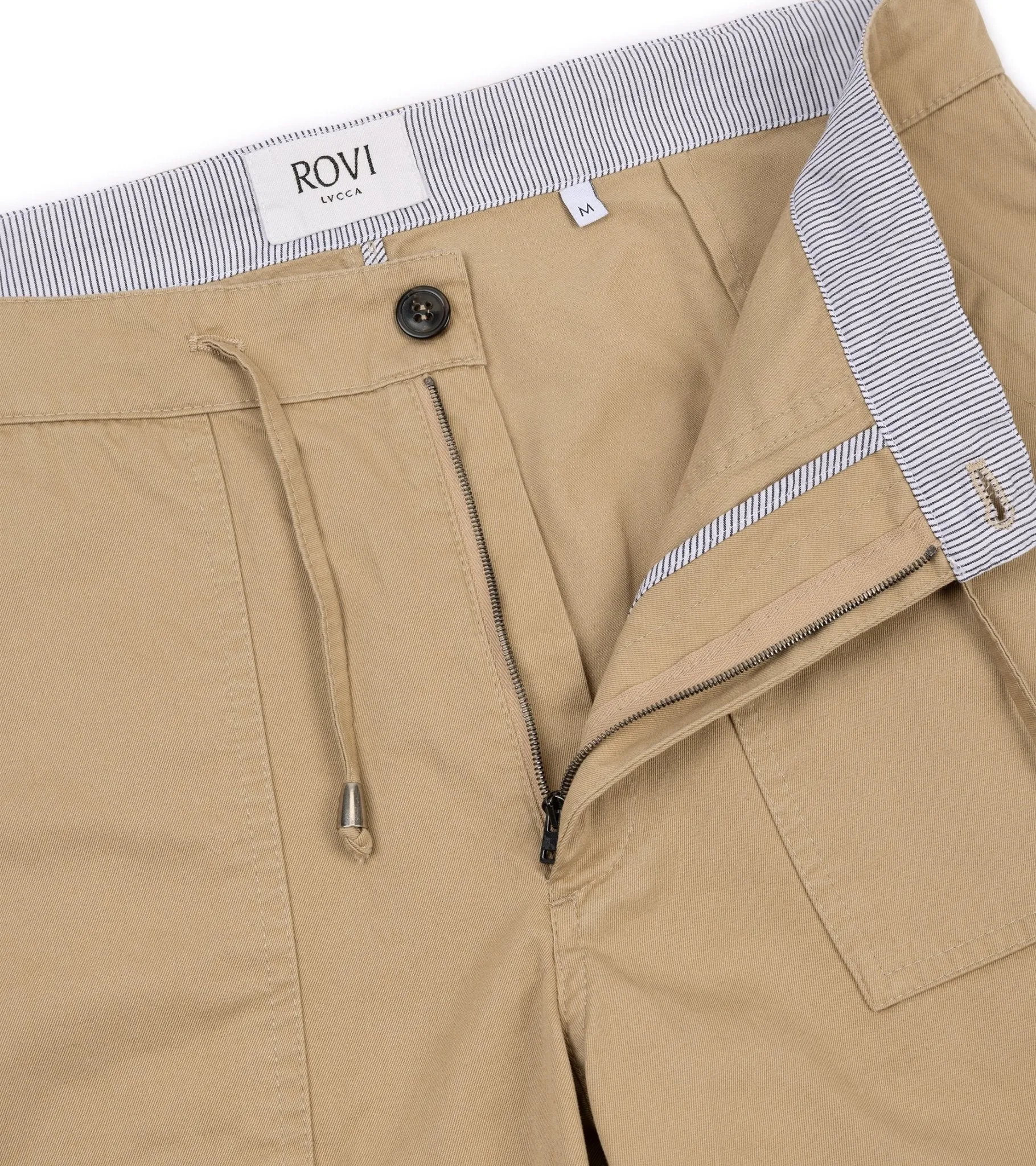 Rovi Lucca Cotton Drill Garden Pants: Beige