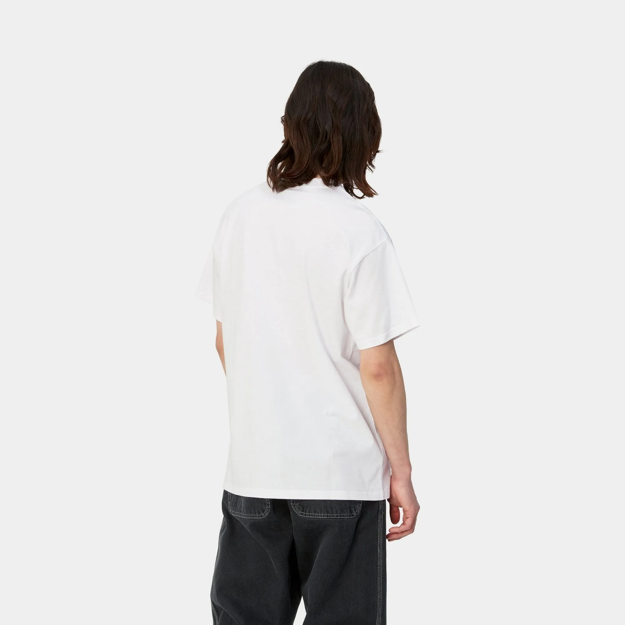 Script Embroidery T-Shirt | White