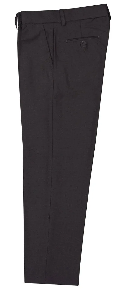 Slim Fit Dress Pants with Adjustable Waist