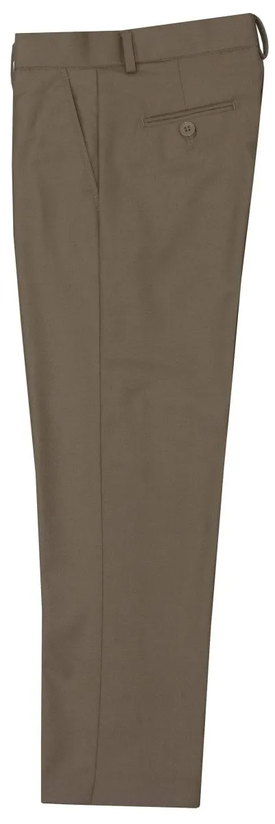 Slim Fit Dress Pants with Adjustable Waist