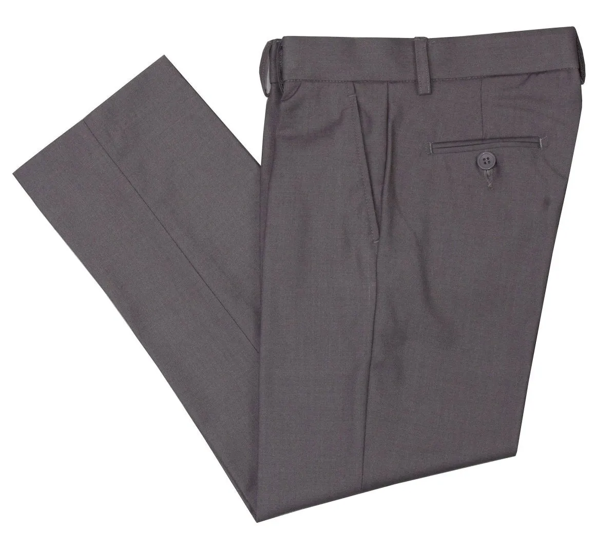 Slim Fit Dress Pants with Adjustable Waist