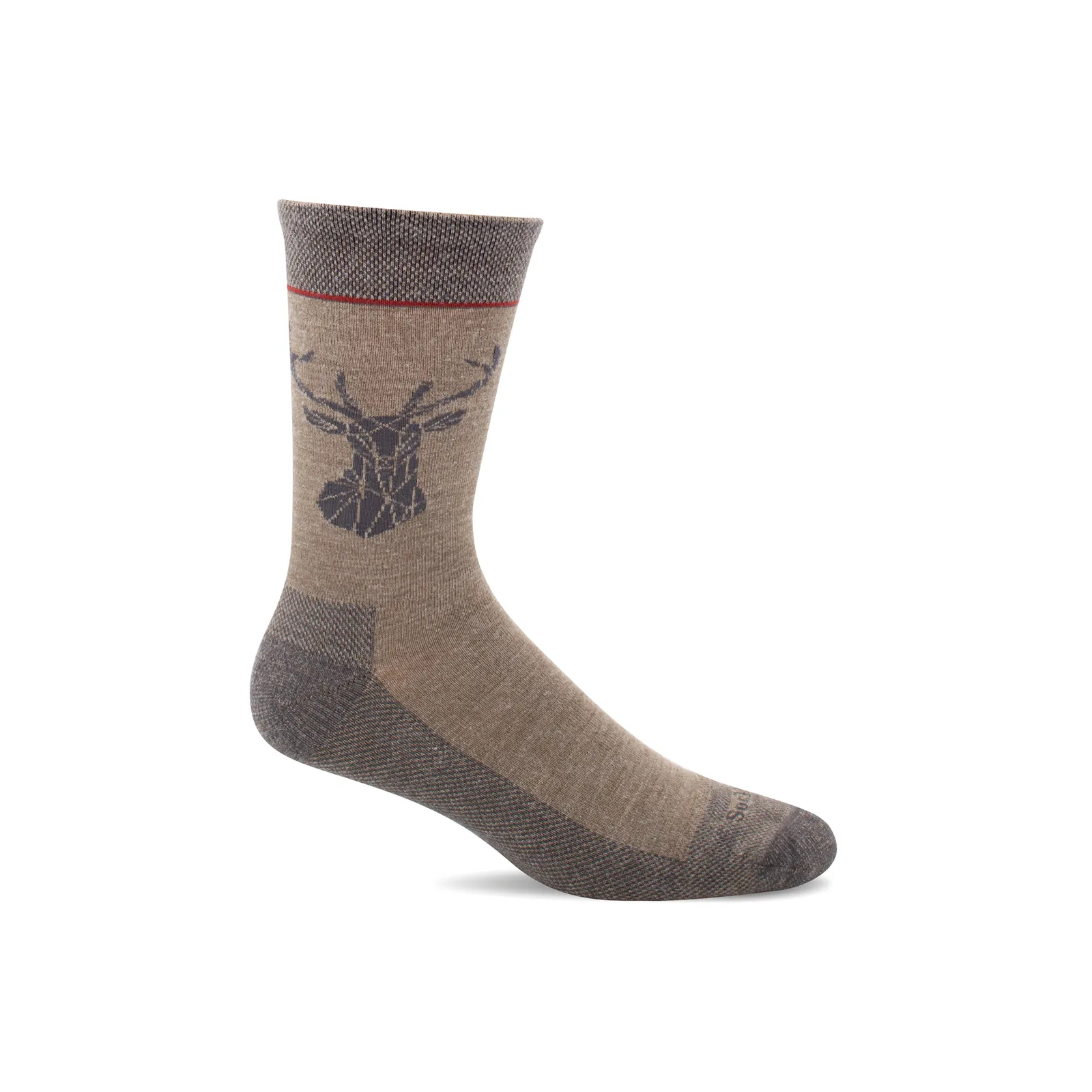 Sockwell Tenderfoot Crew Sock (Men) - Khaki