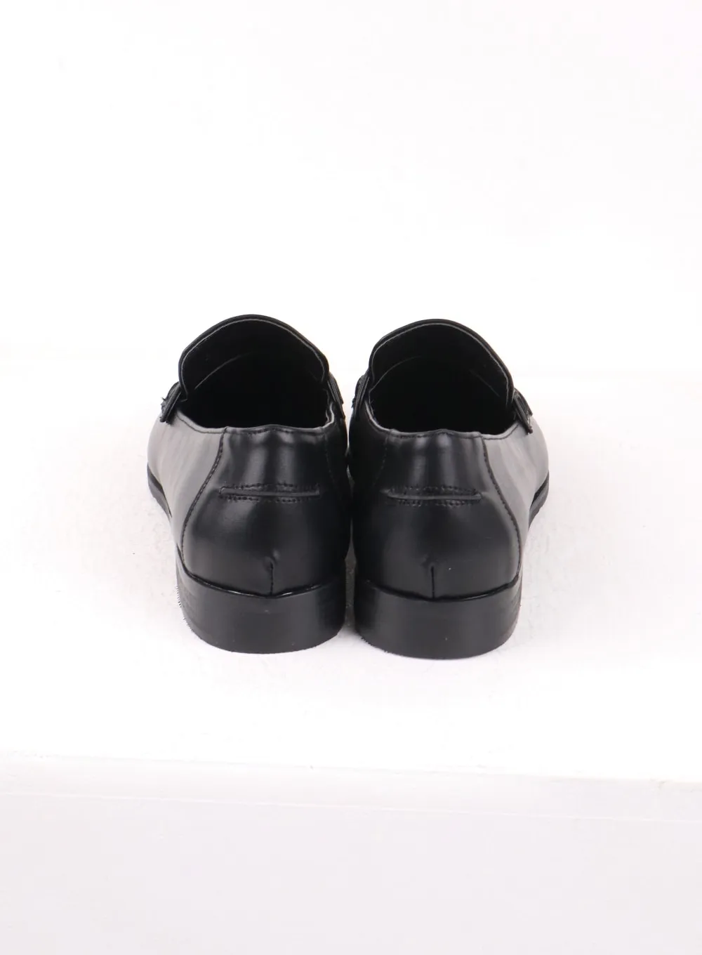 Solid Faux Leather Oxford Shoes OF405