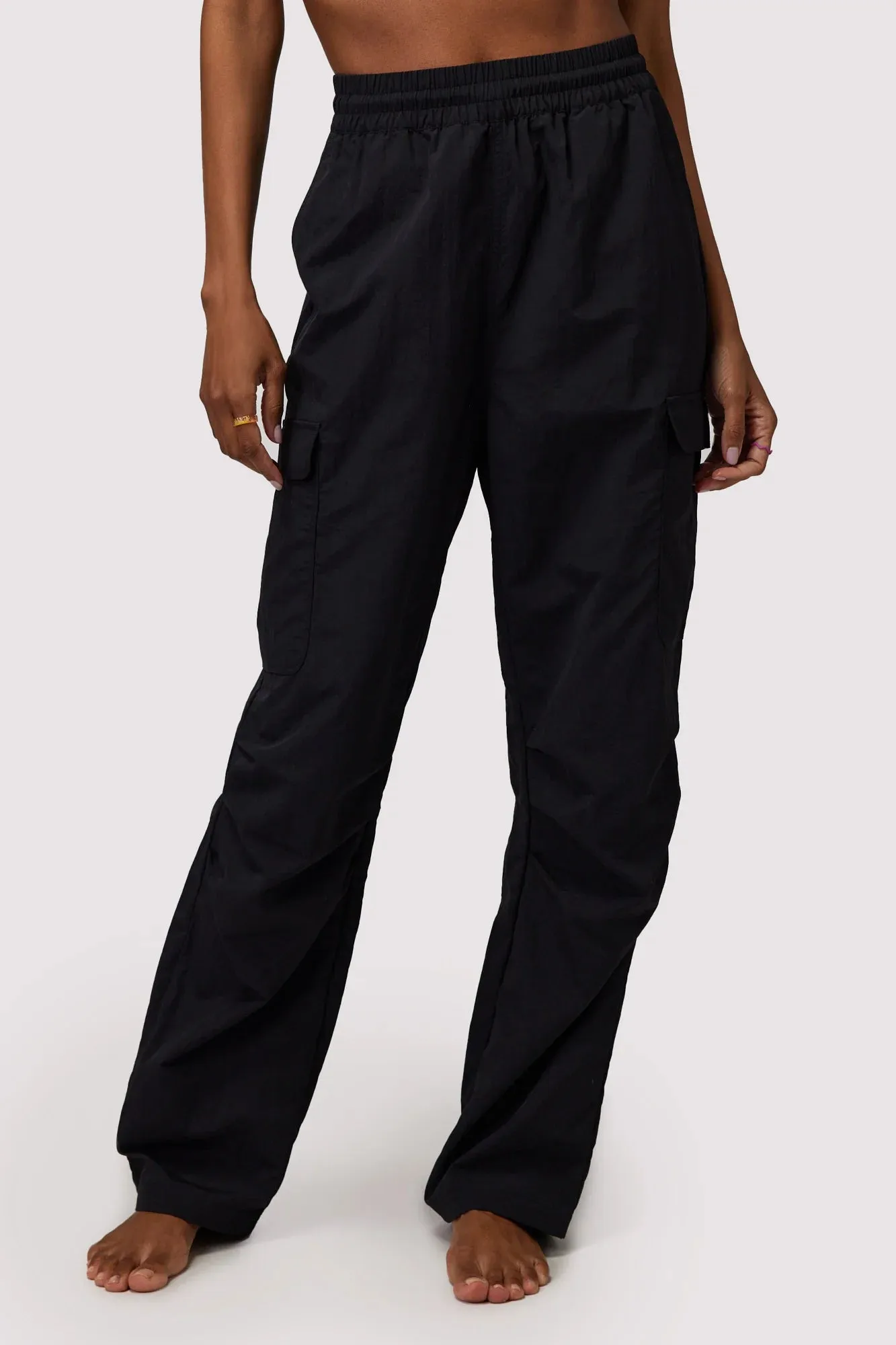 Spiritual Gangster Journey Cargo Pants in Black