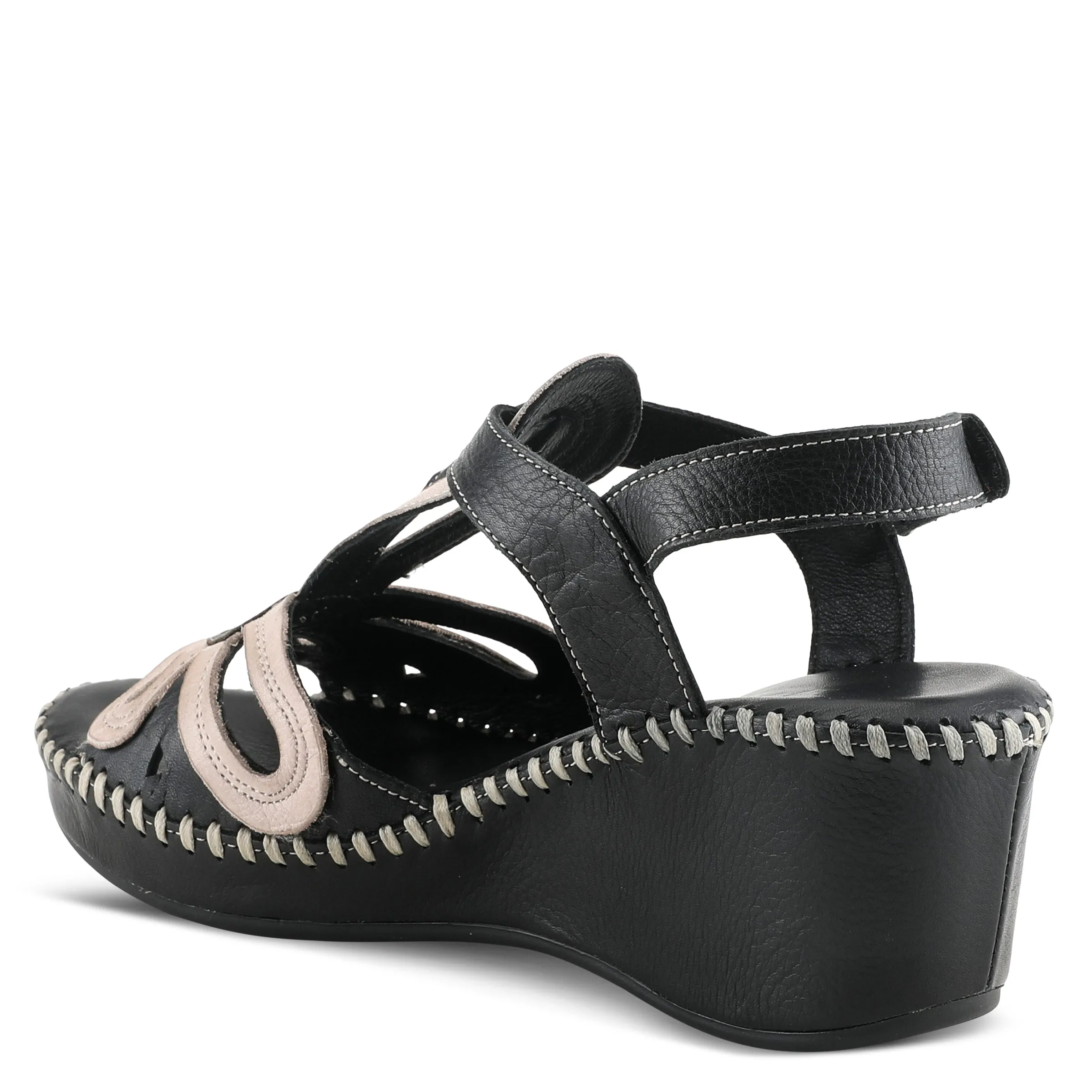 SPRING STEP AMUNA T-STRAP SANDALS