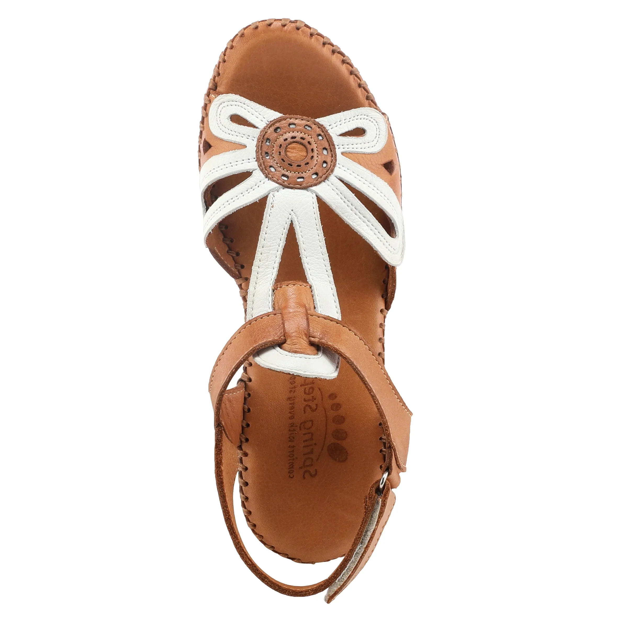 SPRING STEP AMUNA T-STRAP SANDALS