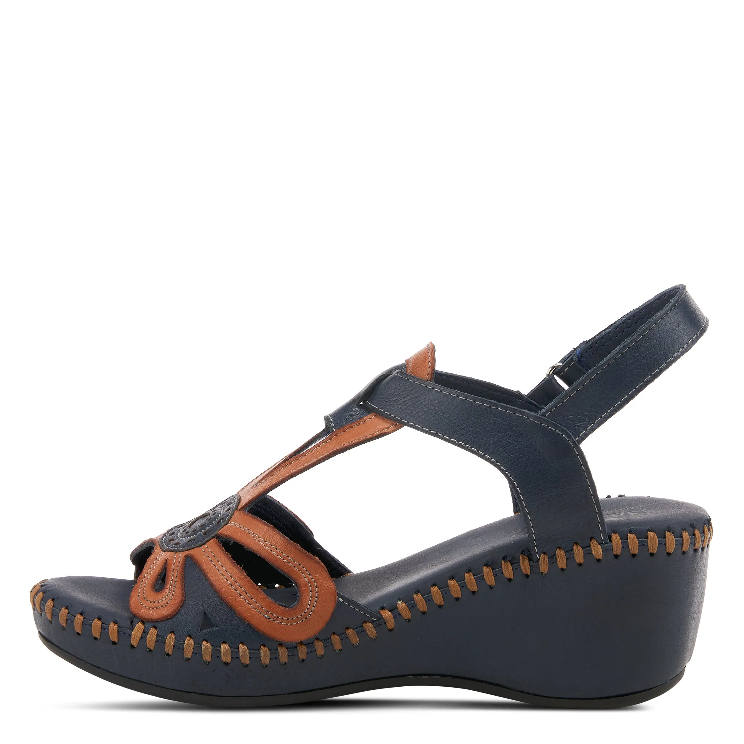 SPRING STEP AMUNA T-STRAP SANDALS