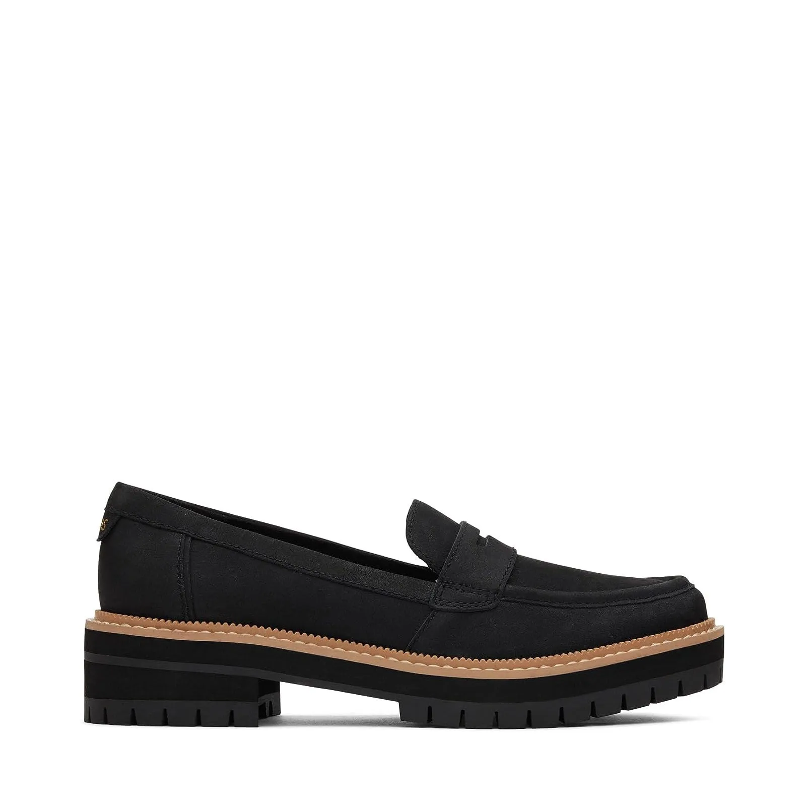 Toms Cara Loafer 10020224 (Black / Black Leather)