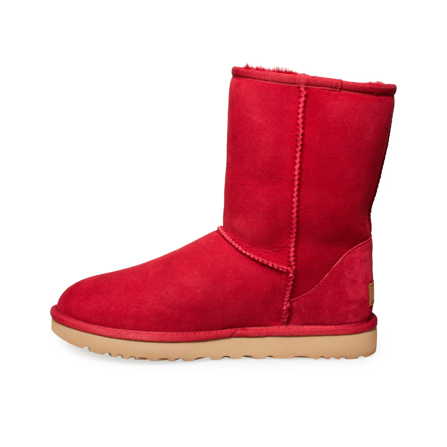 UGG Womens Classic Short II Boots in Kiss Red - Stylish and Cozy Footwear for Comfort and Fashion