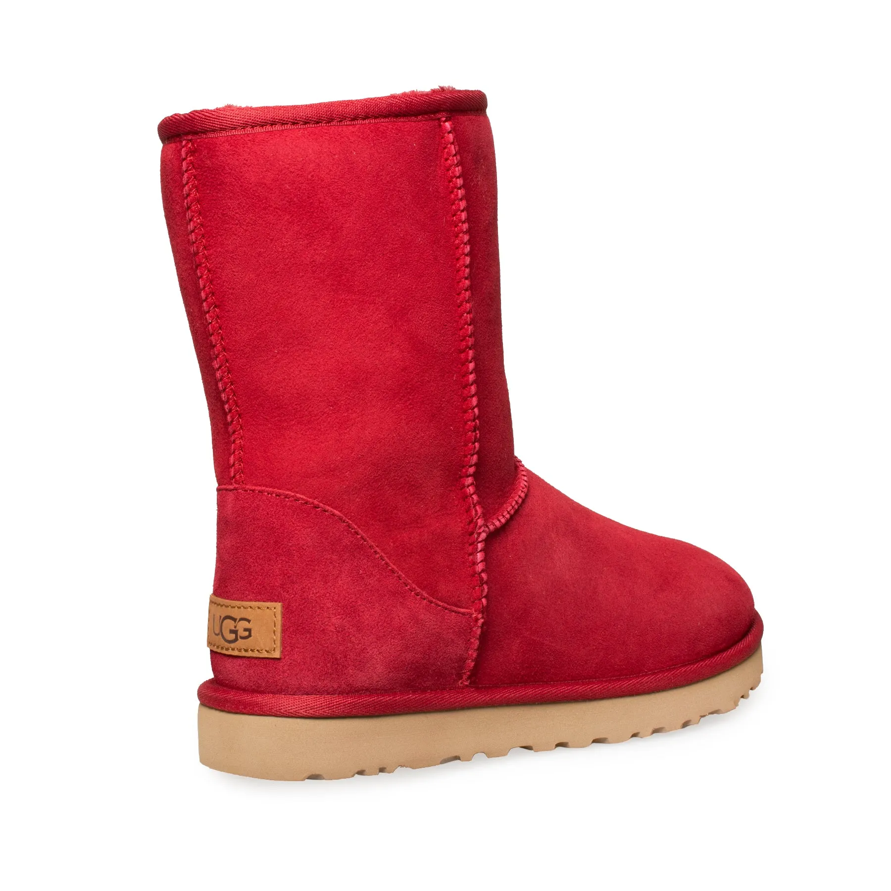 UGG Womens Classic Short II Boots in Kiss Red - Stylish and Cozy Footwear for Comfort and Fashion