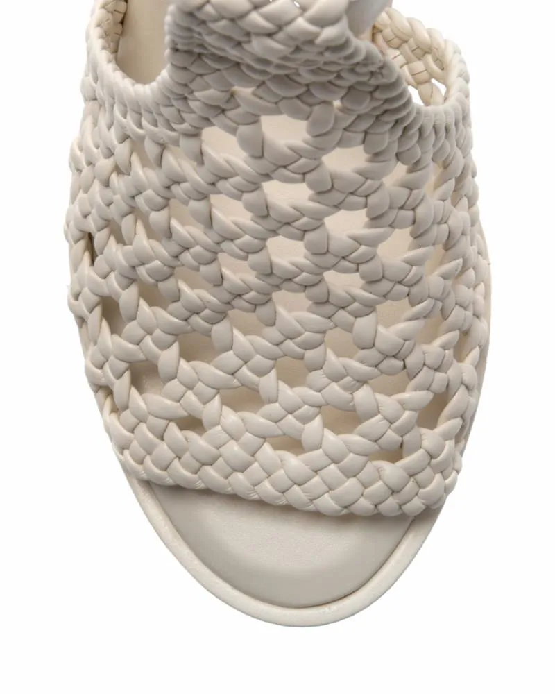 Vince Camuto FRASPER-WV CREAMY WHITE/LARGE PU WOVEN BA