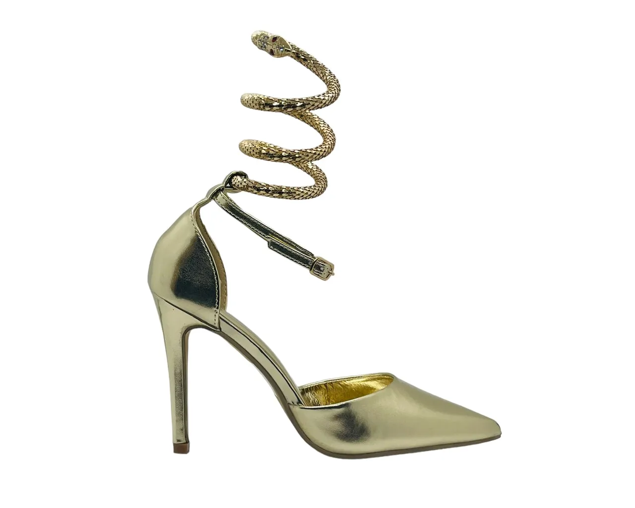 Women's Stiletto Heel Snake Head Spiral Shoes