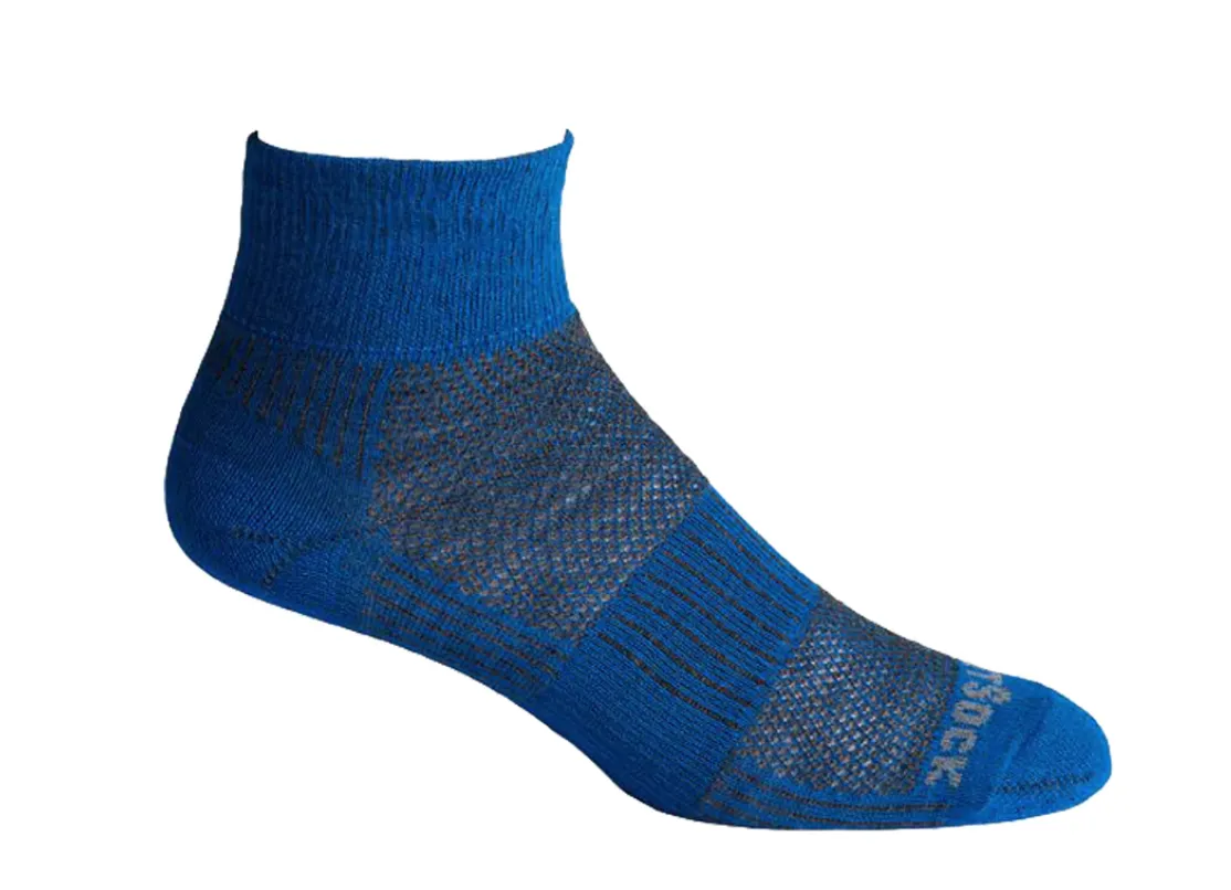 Wrightsock Merino Coolmesh II Quarter Sock