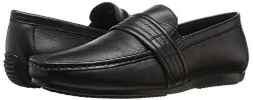 ZANZARA MEN'S VAN EYCK SLIP-ON LOAFER, BLACK, 8 M US