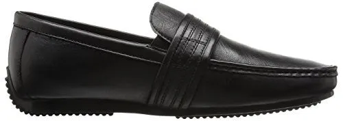 ZANZARA MEN'S VAN EYCK SLIP-ON LOAFER, BLACK, 8 M US